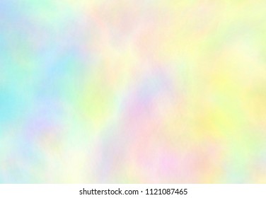 Beautiful pastel background - VECTOR EPS 10. Wonderful iridescent wallpaper. Rainbow texture. Trendy holographic foil. Colorful design card.