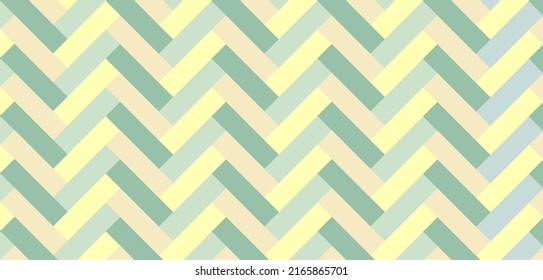 Schöner pastellfarbener Kräuterknochenhintergrund. Farbiges Herringbone-Muster. Design drucken. Grafikdesign. Vektormuster. Pastellfarbe. Geometrisches Muster.