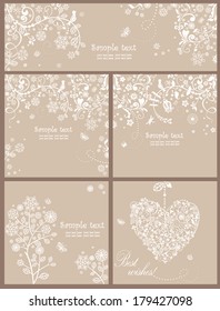 Beautiful pastel invitations