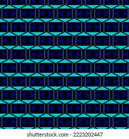 Hermoso arte de patrones con fondo negro