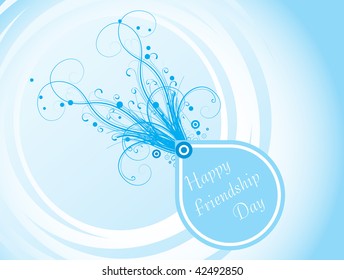 beautiful pattern background for happy friendship day