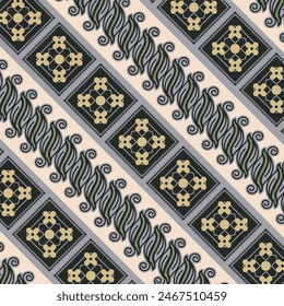 Beautiful pattern batik texture indonesia textile