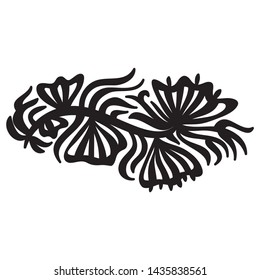 Beautiful pattern branch. Vector illustration