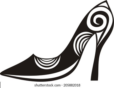 Beautiful pattern branch vector illustration