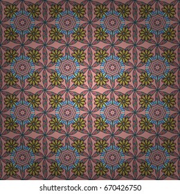 Beautiful pattern for decoration and design. Trendy print. Toned. Watercolor seamless pattern bouquet of flowers. Exquisite pattern of watercolor sketches of the flower.