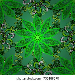 Beautiful pattern for decoration and design. Vintage. Exquisite pattern of watercolor sketches of the flower. Trendy print. Vector illustration. Watercolor seamless pattern.