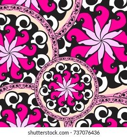 Beautiful  pattern for design and fashion with decorative elements. Portuguese tiles, 