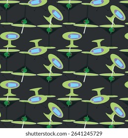 A beautiful pattern design featuring various shapes.