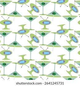 A beautiful pattern design featuring various shapes.