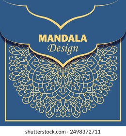 Schönes Muster-Design Vektor mandala Orientalisches Muster Einzigartiges Design