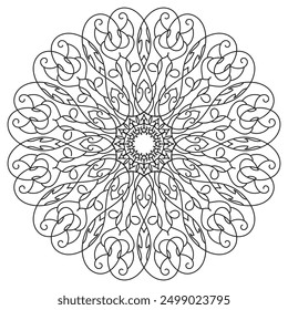 Beautiful pattern design Vector mandala Oriental pattern Unique design