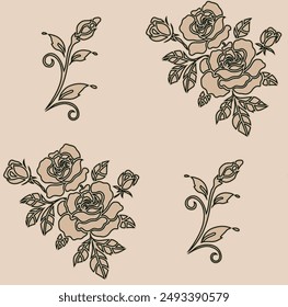 Elemento de moda, textura y fondos del patrón hermoso