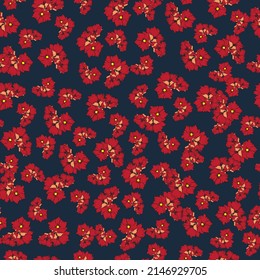 Beautiful pattern with flowers and leaf.Floral vector illustration. 
