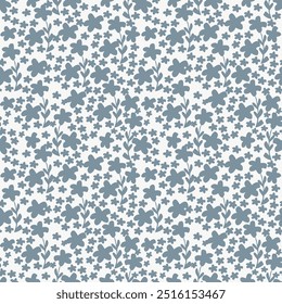 Beautiful pattern with flowers and leaf.Floral vector illustration.