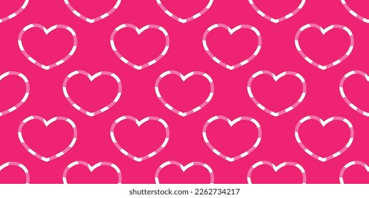 Schönes Musterherz. geometrische, süße Herzvektorgrafik, süßes romantisches Muster, handgezeichnet für die Dekoration der Hochzeitskarte für den Valentinstag, Tattoo, Logo und Liebeskonzept.