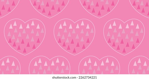 Beautiful pattern heart. geometric cute style heart vector, sweet romance pattern hand drawn cute for decorating the wedding card for valentine's day, tattoo, logo and love concept.