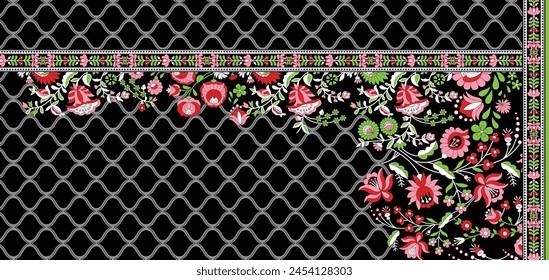 A Beautiful Pattern Illustrated Fashion Element Texture Back Ground