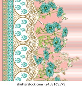 A Beautiful Pattern Illustrated Fashion Element Texture Back Ground