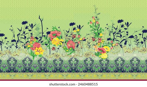 A Beautiful Pattern Illustrated Fashion Element Texture Back Ground