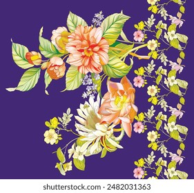 A Beautiful Pattern Illustrated Fashion Element Texture Back Ground