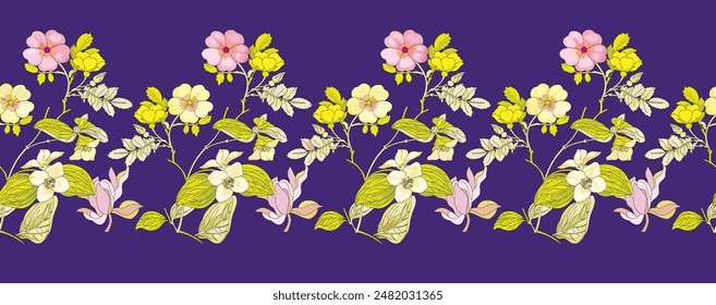 A Beautiful Pattern Illustrated Fashion Element Texture Back Ground