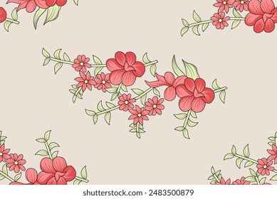 A Beautiful Pattern Illustrated Fashion Element Texture Back Ground