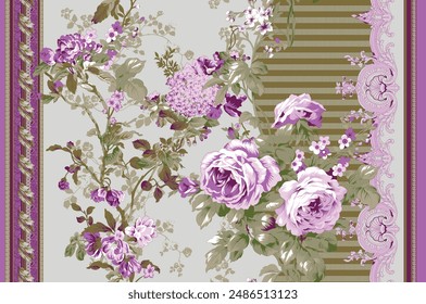 A Beautiful Pattern Illustrated Fashion Element Texture Back Ground