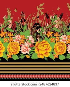 A Beautiful Pattern Illustrated Fashion Element Texture Back Ground