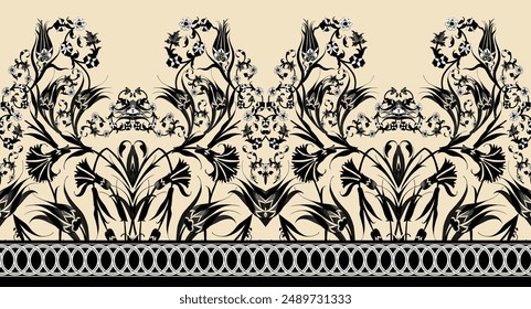 A Beautiful Pattern Illustrated Fashion Element Texture Back Ground