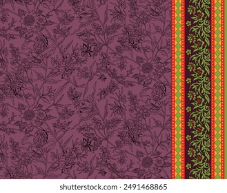 A Beautiful Pattern Illustrated Fashion Element Texture Back Ground