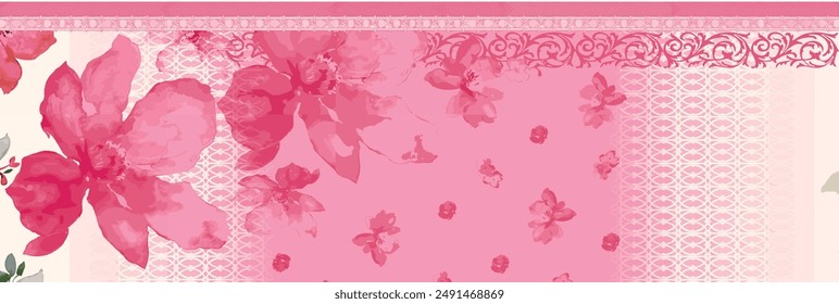 A Beautiful Pattern Illustrated Fashion Element Texture Back Ground