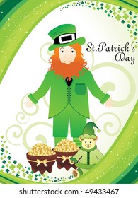 beautiful pattern illustration for patrick day