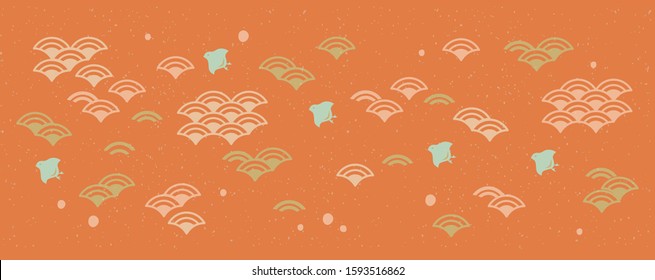 A beautiful pattern of Japan/ Japanese traditional pattern