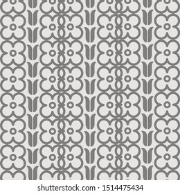 Beautiful pattern javanese batik drawing techniques that use manual hand methods, Gray and light neutral, for backgrounds, carpets, wallpapers, clothing, wrappers, fabrics, classic and vintage.