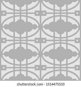 Beautiful pattern javanese batik drawing techniques that use manual hand methods, Gray and light neutral, for backgrounds, carpets, wallpapers, clothing, wrappers, fabrics, classic and vintage.