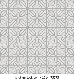 Beautiful pattern javanese batik drawing techniques that use manual hand methods, Gray and light neutral, for backgrounds, carpets, wallpapers, clothing, wrappers, fabrics, classic and vintage.