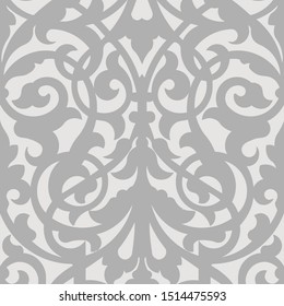 Beautiful pattern javanese batik drawing techniques that use manual hand methods, Gray and light neutral, for backgrounds, carpets, wallpapers, clothing, wrappers, fabrics, classic and vintage.