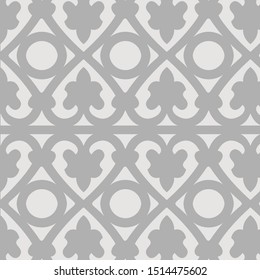 Beautiful pattern javanese batik drawing techniques that use manual hand methods, Gray and light neutral, for backgrounds, carpets, wallpapers, clothing, wrappers, fabrics, classic and vintage.