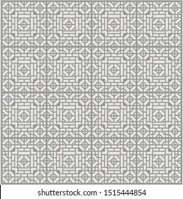 Beautiful pattern Javanese batik drawing techniques that use manual hand methods, Gray and light neutral, for backgrounds, carpets, wallpapers, clothing, wrappers, fabrics, classic and vintage.