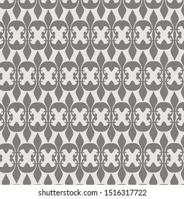 Beautiful pattern Javanese batik drawing techniques that use manual hand methods, Gray and light neutral, for backgrounds, carpets, wallpapers, clothing, wrappers, fabrics, classic and vintage.