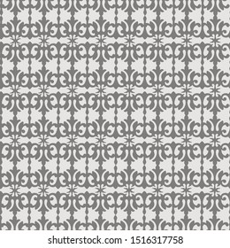 Beautiful pattern Javanese batik drawing techniques that use manual hand methods, Gray and light neutral, for backgrounds, carpets, wallpapers, clothing, wrappers, fabrics, classic and vintage.