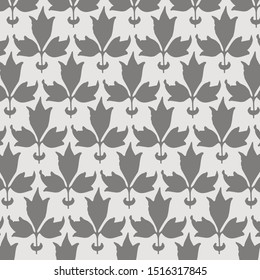 Beautiful pattern Javanese batik drawing techniques that use manual hand methods, Gray and light neutral, for backgrounds, carpets, wallpapers, clothing, wrappers, fabrics, classic and vintage.