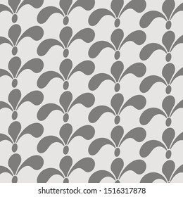 Beautiful pattern Javanese batik drawing techniques that use manual hand methods, Gray and light neutral, for backgrounds, carpets, wallpapers, clothing, wrappers, fabrics, classic and vintage.