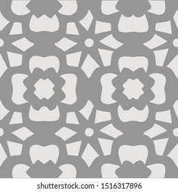 Beautiful pattern Javanese batik drawing techniques that use manual hand methods, Gray and light neutral, for backgrounds, carpets, wallpapers, clothing, wrappers, fabrics, classic and vintage.