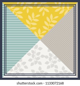 beautiful pattern perfect for hijab, scarf and etc