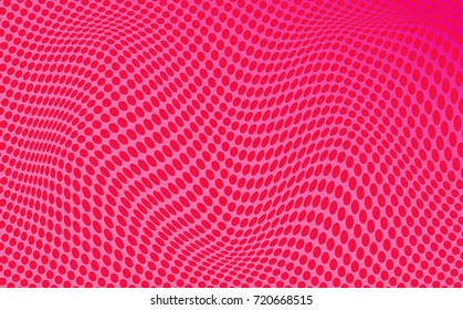 Beautiful of pattern red curves line circle abstract background.