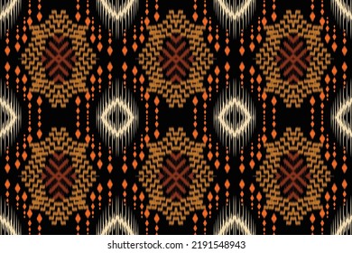 Beautiful pattern seamless full woven africa america ethnic ikat aztec fabric pattern vector diamond Geometric shapes traditional tribal printable backgrounds textile texture rug carpet tie 