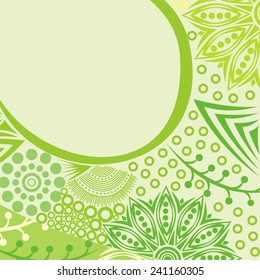 Beautiful pattern spring background vector illustration