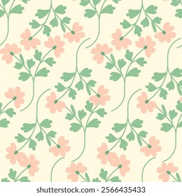 Beautiful pattern for textile fabrics. Blue and orange color fabric.
