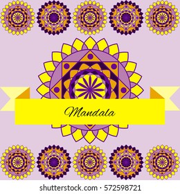 beautiful pattern, unusual mandala, layout
